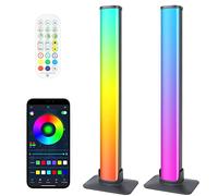 Auplf LED Lightbar, RGB TV Led rétro-éclairage Synchronisation Musicale Port USB, Lampe de Jeu Bluetooth Avec Application et Télécommande pour Décoration de Jeu PC Décoration D'aquarium - 2PCS