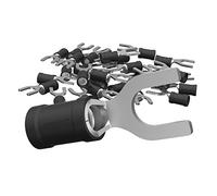 auprotec 0,5-6,0 mm² Ø des trous M3 - Cosses M8 teillisoliert PVC SV connecteur câble en cuivre étamé