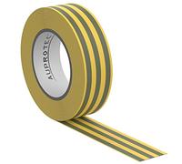 AUPROTEC 1 rouleau VDE Ruban Isolant Électrique Bande Isolatrice PVC 15mm x 10 DIN EN 60454-3-1 couleur: jaune-vert