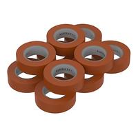 AUPROTEC 10 rouleaux VDE Ruban Isolant Électrique Bande Isolatrice PVC 15mm x 10 DIN EN 60454-3-1 couleur: marron