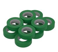AUPROTEC 10 rouleaux VDE Ruban Isolant Électrique Bande Isolatrice PVC 15mm x 10 DIN EN 60454-3-1 couleur: vert