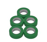 AUPROTEC 5 rouleaux VDE Ruban Isolant Électrique Bande Isolatrice PVC 15mm x 10 DIN EN 60454-3-1 couleur: vert