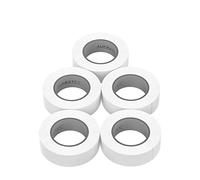 AUPROTEC 5 rouleaux VDE Ruban Isolant Électrique Bande Isolatrice PVC 15mm x 10 DIN EN 60454-3-1 couleur: blanche