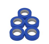 AUPROTEC 5 rouleaux VDE Ruban Isolant Électrique Bande Isolatrice PVC 15mm x 10 DIN EN 60454-3-1 couleur: bleu