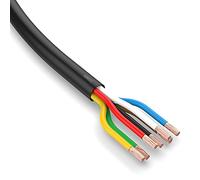 AUPROTEC Câble multiconducteur pour l'automobile/remorque 5m, 10m, 20m ou 50m choix: (20m mètre, 7 fils: 7 x 1.5 mm² câble cylindrique)