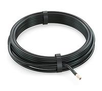 AUPROTEC Câble unipolaire 1,5 mm² FLRY-B Fil Électrique en Anneau: 10m, Noir