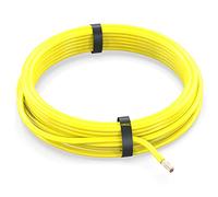 AUPROTEC Câble unipolaire 4,0 mm² FLRY-B Fil Électrique en Anneau: 10m, Jaune