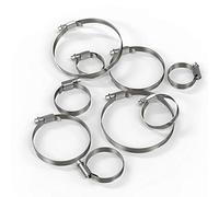 AUPROTEC Collier de Serrage à vis en acier inoxydable V2A W2 DIN 3017 choix: 90-110 mm, 10 pièces