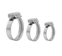 AUPROTEC Collier de Serrage à vis MINI en acier inoxydable V2A DIN 3017 choix: 9-14 mm 5 pièces