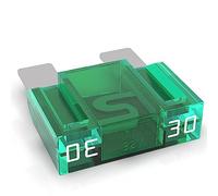 AUPROTEC Fusible à lame Maxi 20-80A, fusible enfichable d'automobile, choix : 30A ampères, vert, 1 pièce