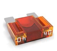AUPROTEC Fusible à lame Maxi 20-80A, fusible enfichable d'automobile, choix : 40A ampères, orange, 1 pièce