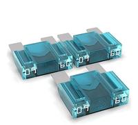 AUPROTEC Fusible à lame Maxi 20-80A, fusible enfichable d'automobile, choix : 60A ampères, bleu, 3 pièces