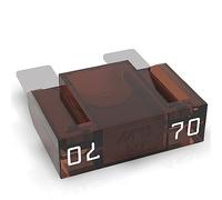 AUPROTEC Fusible à lame Maxi 20-80A, fusible enfichable d'automobile, choix : 70A ampères, brun, 1 pièce