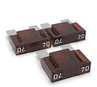 AUPROTEC Fusible à lame Maxi 20-80A, fusible enfichable d'automobile, choix : 70A ampères, brun, 3 pièces