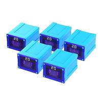 AUPROTEC Fusible bloc femelle JCASE Low Profile OTO JLP Femelle 20-60A, choix: 20A ampères, turquoise, 5 pièces