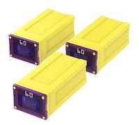 AUPROTEC Fusible bloc femelle JCASE OTO J Japan 20-60A, choix: 60A ampères, jaune, 3 pièces