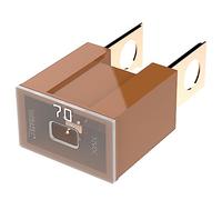 AUPROTEC Fusible bloc mâle PAL B, OTO BT Japon 30-140 A, choix: 70A ampères, marron, 1 pièce