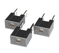 AUPROTEC Fusible bloc mâle PAL B, OTO BT Japon 30-140 A, choix: 80A ampères, noir, 3 pièces