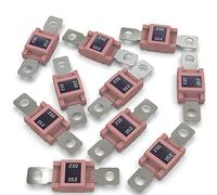AUPROTEC Fusible Mega à courant élévé/verrouillage à vis 80-500A, choix : 250A ampères, rose, 10 pièces