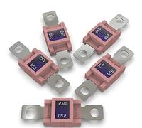AUPROTEC Fusible Mega à courant élévé/verrouillage à vis 80-500A choix : 250A ampères, rose, 5 pièces