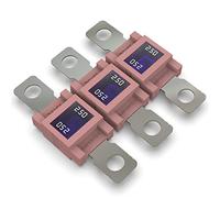 AUPROTEC Fusible Mega à courant élévé/verrouillage à vis 80-500A choix : 250A ampères, rouge, 3 pièces