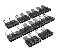 AUPROTEC Fusibles à lames Standard ATO 1A - 40A fusible enfichable d'automobile choix: 1A ampère noir, 10 pièces