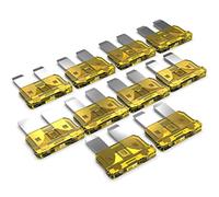 AUPROTEC Fusibles à lames Standard ATO 1A - 40A fusible enfichable d'automobile choix: 20A ampère jaune, 10 pièces