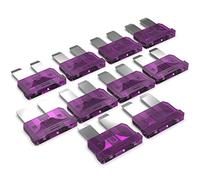 AUPROTEC Fusibles à lames Standard ATO 1A - 40A fusible enfichable d'automobile choix: 4A ampère rose, 10 pièces