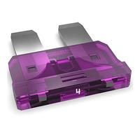 AUPROTEC Fusibles à lames Standard ATO 1A - 40A fusible enfichable d'automobile choix: 4A ampère rose, 25 pièces