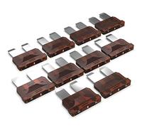 AUPROTEC Fusibles à lames Standard ATO 1A - 40A fusible enfichable d'automobile choix: 5A ampère brun, 10 pièces