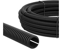 AUPROTEC Gaine Annelée Fendue 2 5 10 25 ou 50 m Buse de Protection des Câbles Choix: (Ø int. 13 mm, 5m mètre)