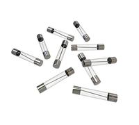 AUPROTEC Lot de 10 fusibles en Verre 6,35 x 32 mm 5 A - 50 A 1/4 x 1 1/4" 10 A