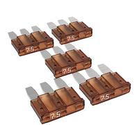 AUPROTEC Micro 3 Fusibles à lame MikrOTO III 5A - 15A fusible enfichable d'automobile choix : 7,5A ampère brun, 5 pcs