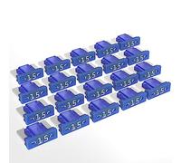 AUPROTEC Mini LP Fusibles à lame 2A - 30A fusible enfichable d'automobile choix : 15A ampère bleu, 20 pcs