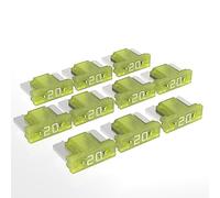 AUPROTEC Mini LP Fusibles à lame 2A - 30A fusible enfichable d'automobile choix : 20A ampère jaune, 10 pcs
