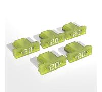 AUPROTEC Mini LP Fusibles à lame 2A - 30A fusible enfichable d'automobile choix : 20A ampère jaune, 5 pcs