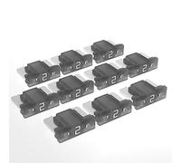 AUPROTEC Mini LP Fusibles à lame 2A - 30A fusible enfichable d'automobile choix : 2A ampère gris, 10 pcs