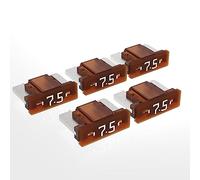 AUPROTEC Mini LP Fusibles à lame 2A - 30A fusible enfichable d'automobile choix : 7,5A ampère brun, 5 pcs