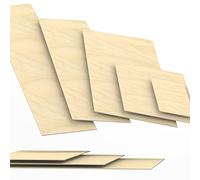 AUPROTEC Panneau de contreplaqué débité 3mm en longueur 150cm: 40x40 cm, qualité professionnelle en bouleau allemand, stable et étanche à l'eau