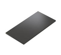 AUPROTEC Plateau de table 28 mm anthracite 90 x 90 cm - Panneau de particules avec bord ABS de 2 mm et revêtement en polyuréthane - Revêtement en résine mélamine - Robuste et imperméable