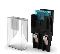 AUPROTEC Porte-fusibles Maxi jusqu'à 100 A avec couvercle de protection et fusible Maxi 60 A Bleu