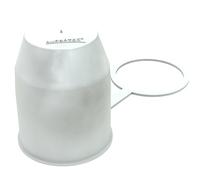 AUPROTEC Protège Boule d'Attelage avec Anneau d'arrêt Capuchon de Protection de Boule d'attache remorque Blanc