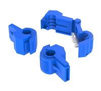 Auprotec Serre-câble, connecteurs rapides, 0,5 - 4 mm² pour cosse mâle, pinces serre-câbles isolées en polypropylène, laiton étamé, embouts pour câbles et fils électriques