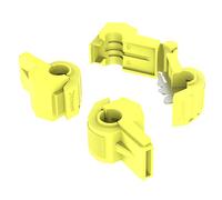 Auprotec Serre-câble, connecteurs rapides, 0,5 - 4 mm² pour cosse mâle, pinces serre-câbles isolées en polypropylène, laiton étamé, embouts pour câbles et fils électriques