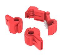 Auprotec Serre-câble, connecteurs rapides, 0,5 - 4 mm² pour cosse mâle, pinces serre-câbles isolées en polypropylène, laiton étamé, embouts pour câbles et fils électriques