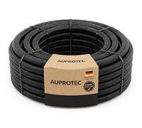 AUPROTEC Tube ondulé non fendu NW 6,5 / Ø intérieur 6,5 mm, 25 m, noir