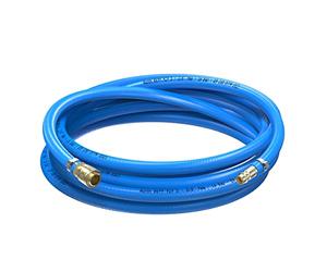 Auprotec - Tuyau à air comprimé - Diamètre intérieur : 9 mm - Longueur : 30 m - En PVC - Avec raccord rapide en laiton pour compresseur d'air comprimé - Würth - Très flexible