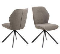 Aura chaise de salle à manger gris.