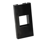 Aura Convertisseur Euro Module vers 1 Module Keystone pour Façade Unshuttered Noir