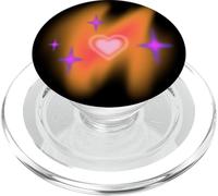 Aura de cœur avec Queue étoilée PopSockets PopGrip pour MagSafe